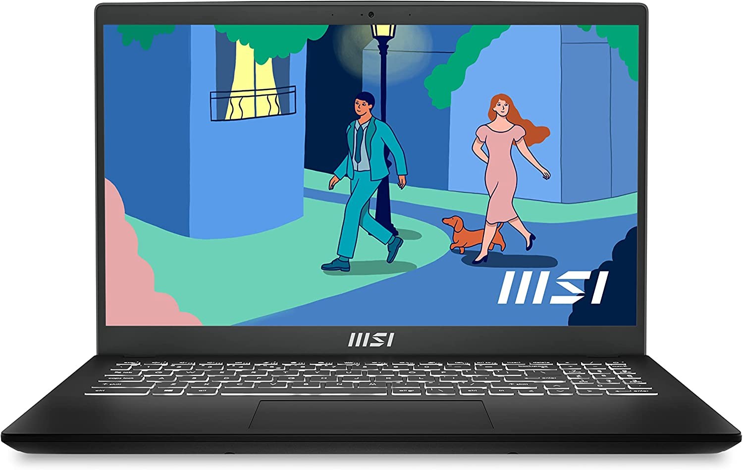 MSI MSI Modern 15 (B12M-026UK) 15.6-inch FHD, Intel*2nd Gen i7-1225U, Intel Iris Xe Graphics, DDR IV 8GB, 512GB NVMe PCIe SSD, Intel WIFI 6, Windows 11 Home Edition - Classic Black