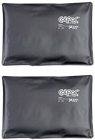 Chattanooga ColPac Medical Grade Black Polyurethane Ice Pack (2-Pack) - Standard, 10x13.5"